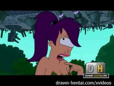 Futurama practicando sexo en la Tierra