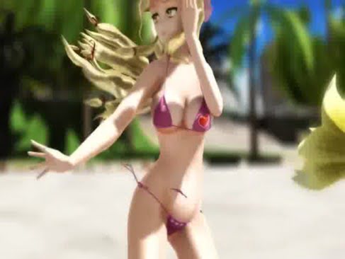 Hermosa nena Blanquita en la playa follando
