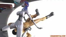 Animacion 3D Robots Follando Duro