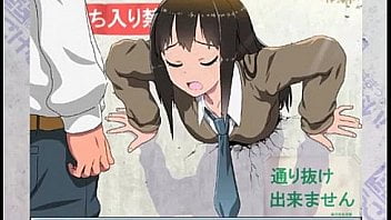 Chica hentai atrapada en la pared follada duro
