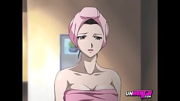 madrastra atrapó a su hijo masturbándose con la ropa interior puesta | hentai sin censura