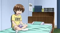 Linda rubia anime intenta tener sexo con su hermanastro