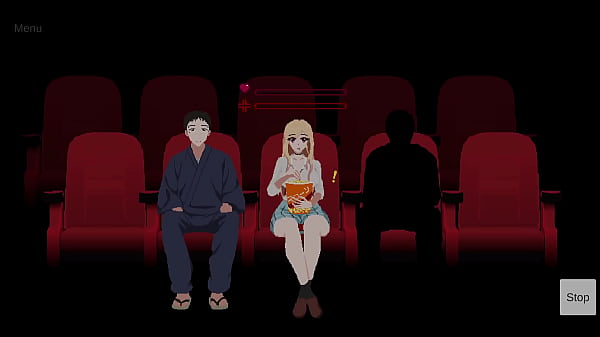 Puta en la sala de cine: Sexo oral en HD