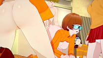Velma follando con Shaggy hentai 3D