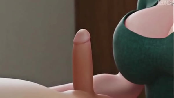 Chica anime con dildo frente al tío en estudio