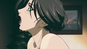 Tía casada hentai masturbándose mientras escucha a su amante en la intimidad de su hogar