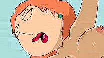 Chavala anime tetona mamándole la verga en su cama