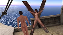 Jess cautiva en un barco pirata