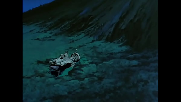 Tipo sentado tranquilamente en un barco sobre aguas calmadas en mundo fantástico anime