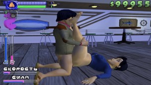 Orgia anal en el club de anime: Persiguiendo a las chicas xxx | Juego porno 3D