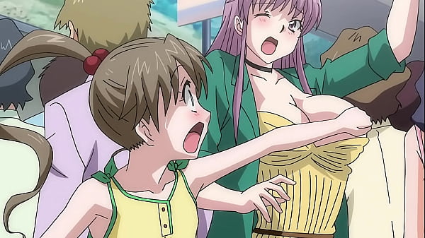 Chica toqueteando a una milf en el tren, hentai sin censura