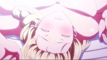 chavala hentai rubia de vestido rosa follando en el video